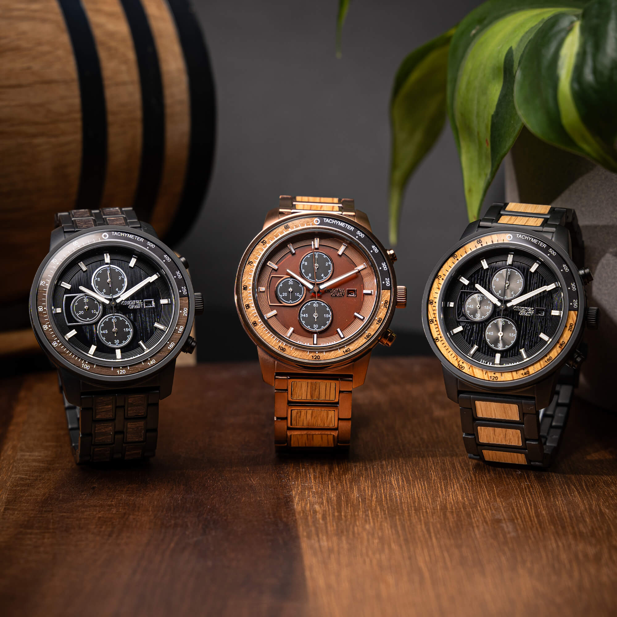 Whiskey Charred Barrel Solar Chrono 45mm - Image 5